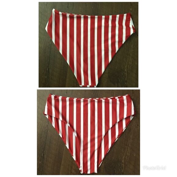 ZAFUL Striped Tied Keyhole Tankini Swimsuit 8 - Picture 4 of 5